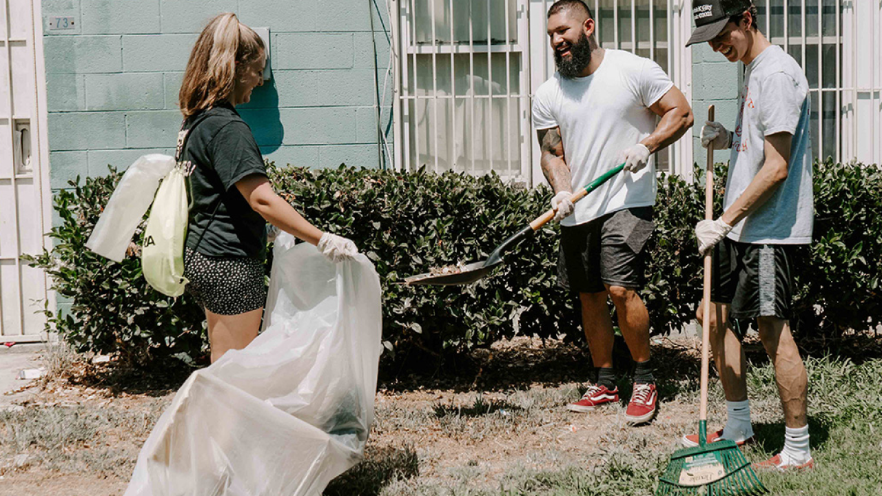 Volunteers supporting Living Hope Church NW